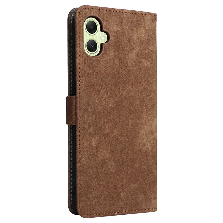 For Samsung Galaxy A05 4G Case PU Leather RFID Blocking Cover with Strap