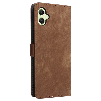 For Samsung Galaxy A05 4G Case PU Leather RFID Blocking Cover with Strap