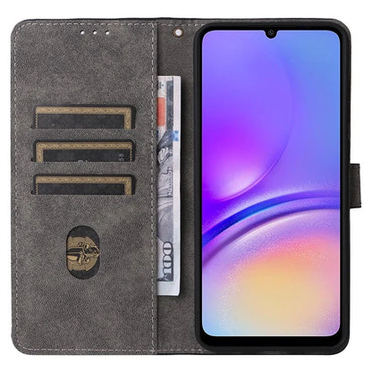 For Samsung Galaxy A05 4G Case PU Leather RFID Blocking Cover with Strap