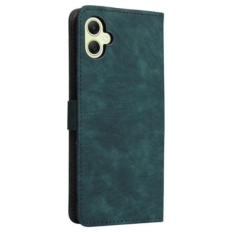 For Samsung Galaxy A05 4G Case PU Leather RFID Blocking Cover with Strap