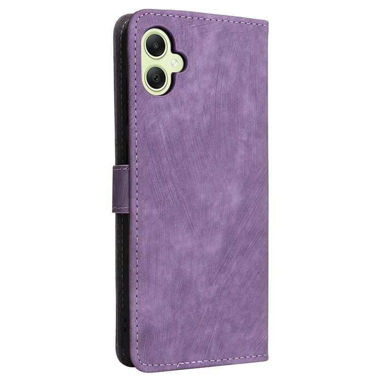 For Samsung Galaxy A05 4G Case PU Leather RFID Blocking Cover with Strap