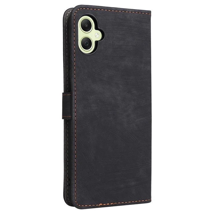 For Samsung Galaxy A05 4G Case PU Leather RFID Blocking Cover with Strap