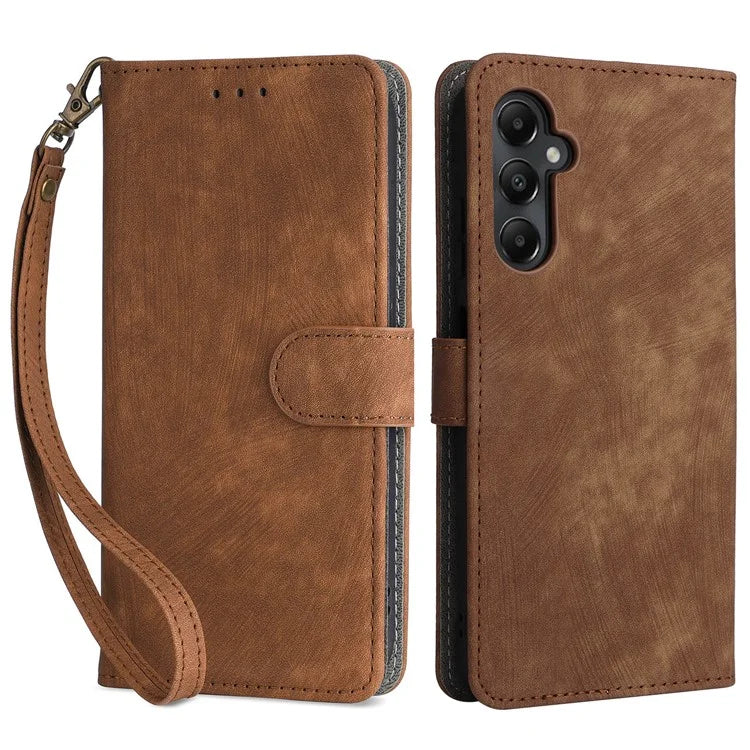 For Samsung Galaxy A05s 4G / M14 4G Case Wallet RFID Blocking Phone Leather Cover with Strap