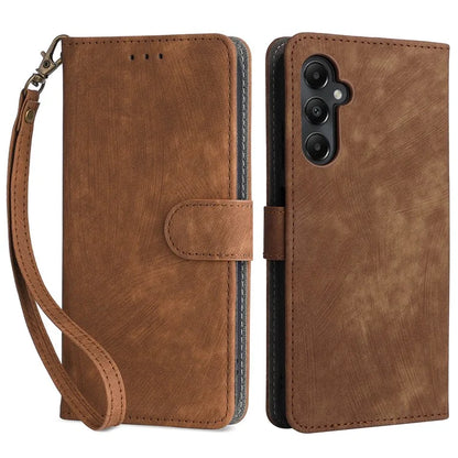 For Samsung Galaxy A05s 4G / M14 4G Case Wallet RFID Blocking Phone Leather Cover with Strap