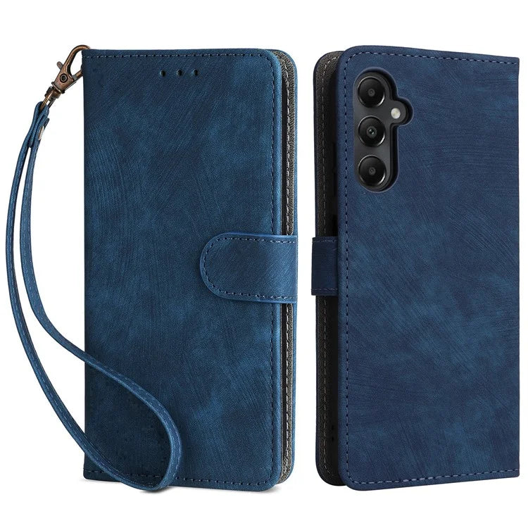 For Samsung Galaxy A05s 4G / M14 4G Case Wallet RFID Blocking Phone Leather Cover with Strap