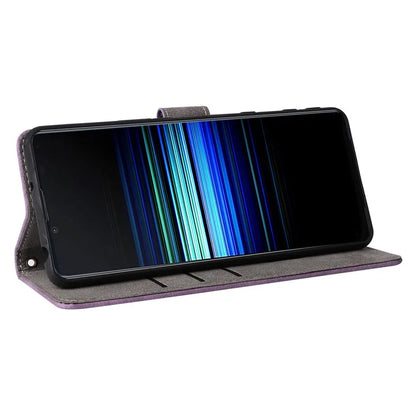 For Sony Xperia 5 II Case Wallet PU Leather Stand RFID Blocking Phone Cover with Strap