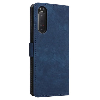 For Sony Xperia 5 II Case Wallet PU Leather Stand RFID Blocking Phone Cover with Strap