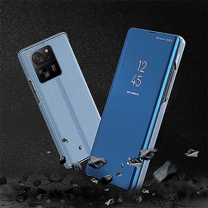 For Xiaomi 13T / 13T Pro / Redmi K60 Ultra Case View Window Stand Leather Phone Cover