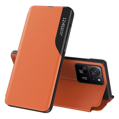 For Xiaomi 13T / 13T Pro / Redmi K60 Ultra Case PU Leather Phone Cover with View Window