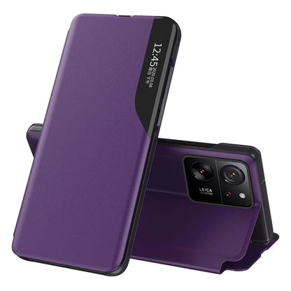 For Xiaomi 13T / 13T Pro / Redmi K60 Ultra Case PU Leather Phone Cover with View Window