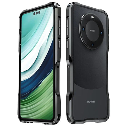 LUPHIE For Huawei Mate 60 Pro Bumper Case Shockproof Mobile Phone Metal Frame