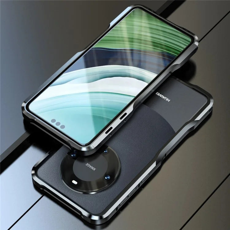 LUPHIE For Huawei Mate 60 Pro Bumper Case Shockproof Mobile Phone Metal Frame
