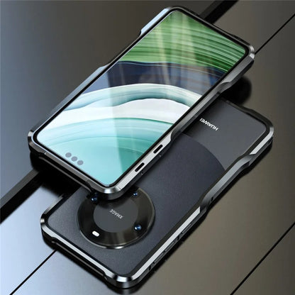 LUPHIE For Huawei Mate 60 Pro Bumper Case Shockproof Mobile Phone Metal Frame