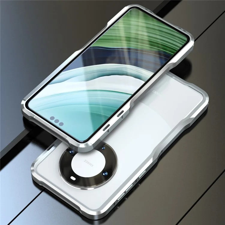 LUPHIE For Huawei Mate 60 Pro Bumper Case Shockproof Mobile Phone Metal Frame
