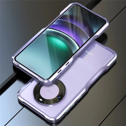 LUPHIE For Huawei Mate 60 Pro Bumper Case Shockproof Mobile Phone Metal Frame