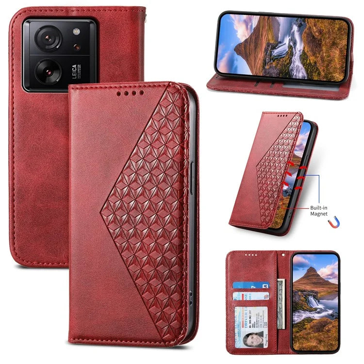 For Xiaomi 13T / 13T Pro / Redmi K60 Ultra Leather Case Wallet Stand Protective Phone Cover