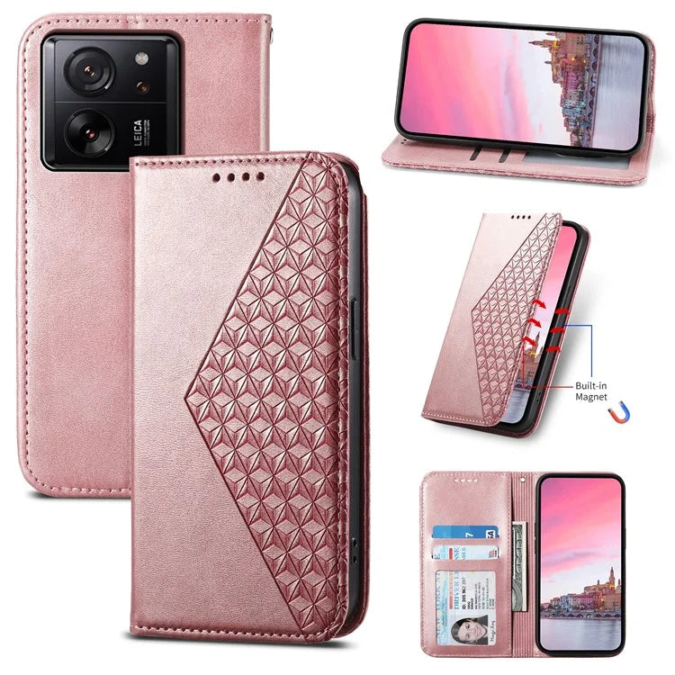 For Xiaomi 13T / 13T Pro / Redmi K60 Ultra Leather Case Wallet Stand Protective Phone Cover