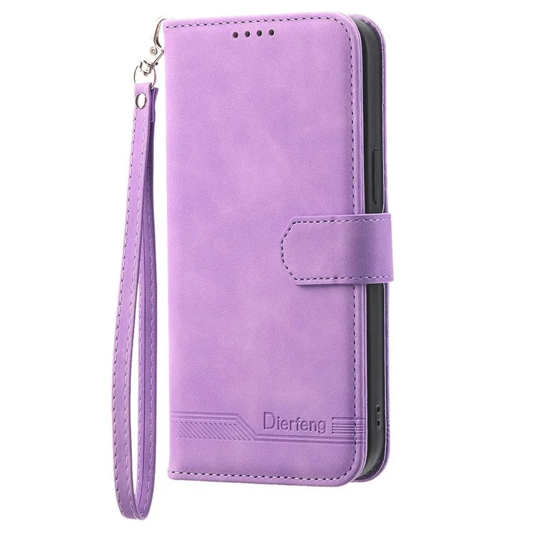 DIERFENG DF-03 For Xiaomi 13T / 13T Pro / Redmi K60 Ultra Case Imprinted Wallet Phone Shell Stand PU Leather Protector