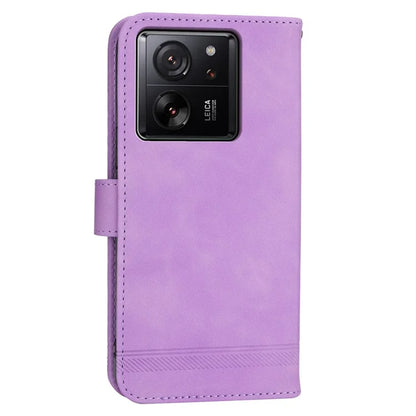 DIERFENG DF-03 For Xiaomi 13T / 13T Pro / Redmi K60 Ultra Case Imprinted Wallet Phone Shell Stand PU Leather Protector