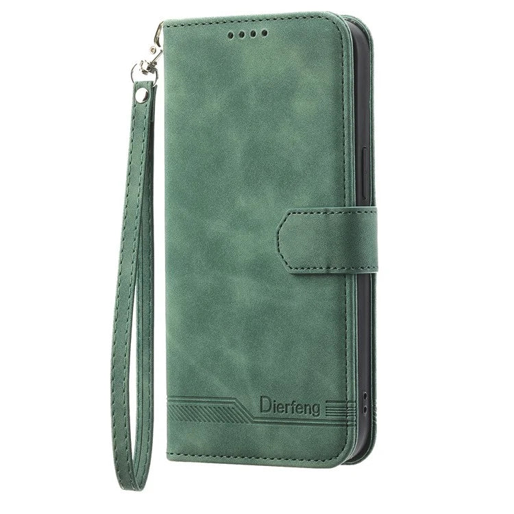 DIERFENG DF-03 For Xiaomi 13T / 13T Pro / Redmi K60 Ultra Case Imprinted Wallet Phone Shell Stand PU Leather Protector