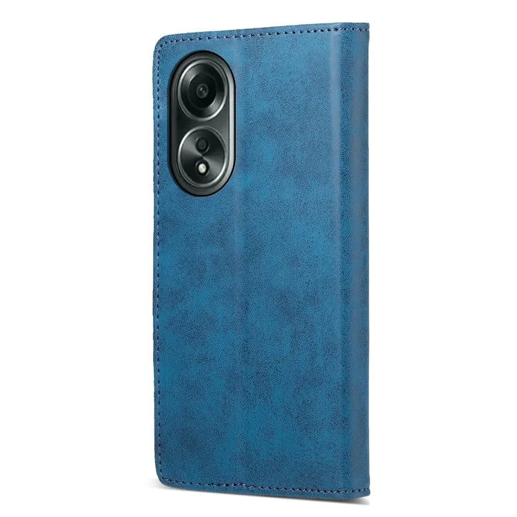 DF-05 For Oppo A58 4G Case RFID Blocking Phone Leather Cover with Wallet