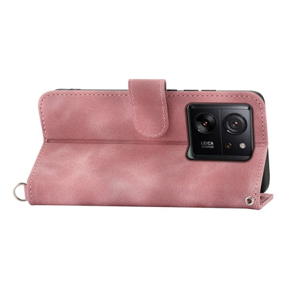 For Xiaomi 13T / 13T Pro / Redmi K60 Ultra Case Wallet Phone Leather Cover with Hand Strap + Shoulder Strap