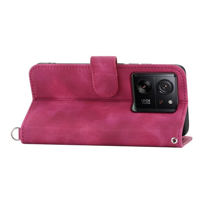 For Xiaomi 13T / 13T Pro / Redmi K60 Ultra Case Wallet Phone Leather Cover with Hand Strap + Shoulder Strap