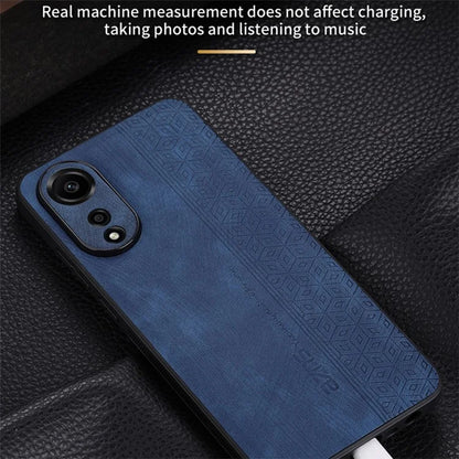 AZNS For Oppo A78 4G Case Anti-scratch Imprinted PU Leather+TPU Phone Back Cover