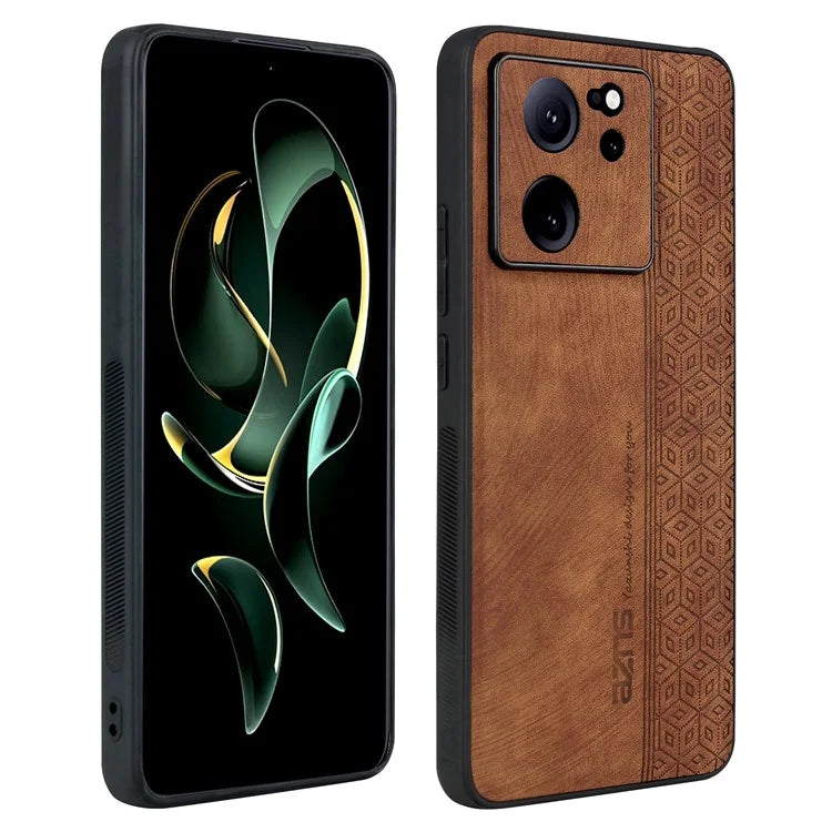 AZNS For Xiaomi Redmi K60 Ultra / 13T / 13T Pro Case PU Leather Coated TPU Cellphone Cover