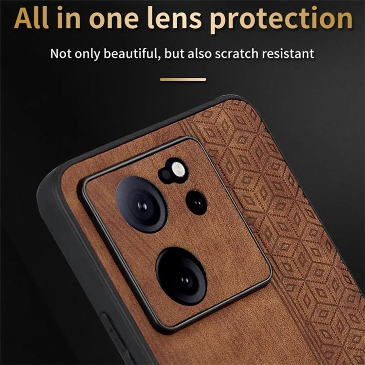 AZNS For Xiaomi Redmi K60 Ultra / 13T / 13T Pro Case PU Leather Coated TPU Cellphone Cover