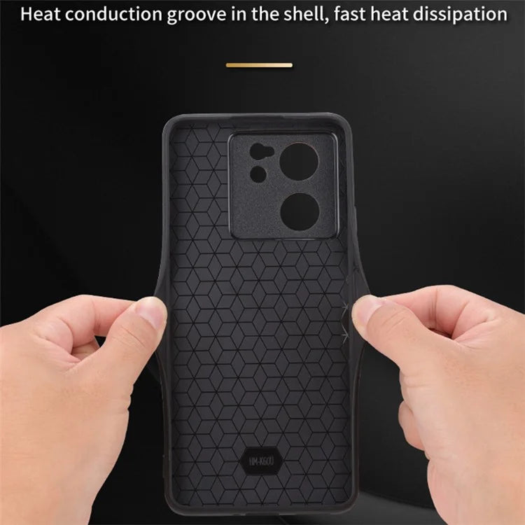 AZNS For Xiaomi Redmi K60 Ultra / 13T / 13T Pro Case PU Leather Coated TPU Cellphone Cover