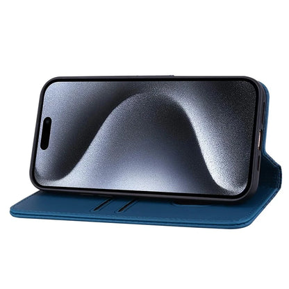For iPhone 15 Pro Case PU Leather Imprinted Stand Wallet Phone Cover