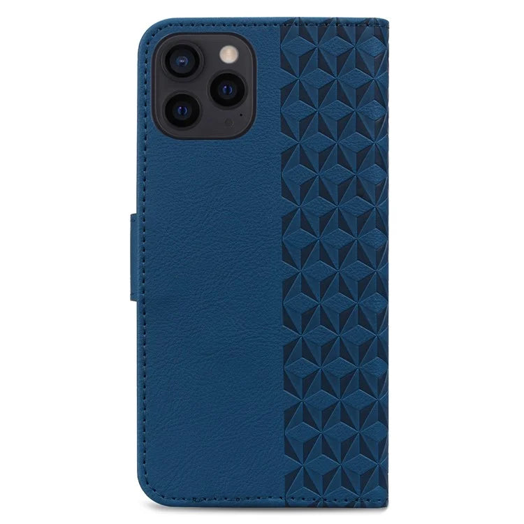 For iPhone 15 Pro Case PU Leather Imprinted Stand Wallet Phone Cover