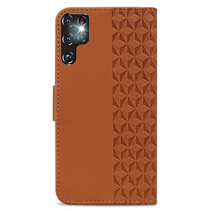 For Samsung Galaxy S23 Ultra Case Imprinted PU Leather Flip Shell Phone Cover