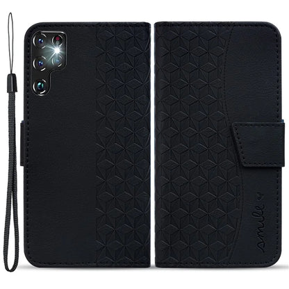 For Samsung Galaxy S23 Ultra Case Imprinted PU Leather Flip Shell Phone Cover