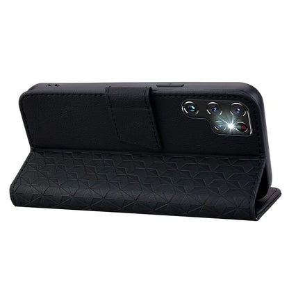 For Samsung Galaxy S23 Ultra Case Imprinted PU Leather Flip Shell Phone Cover