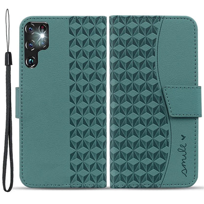 For Samsung Galaxy S23 Ultra Case Imprinted PU Leather Flip Shell Phone Cover