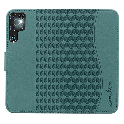 For Samsung Galaxy S23 Ultra Case Imprinted PU Leather Flip Shell Phone Cover