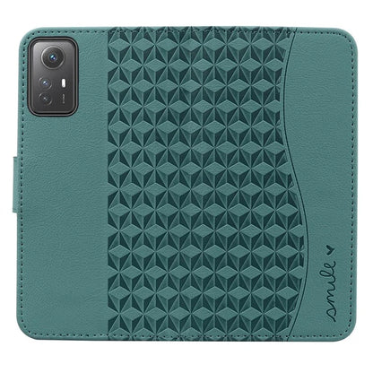 For Xiaomi Redmi Note 12S 4G Case Imprinted PU Leather Fall-proof Phone Cover