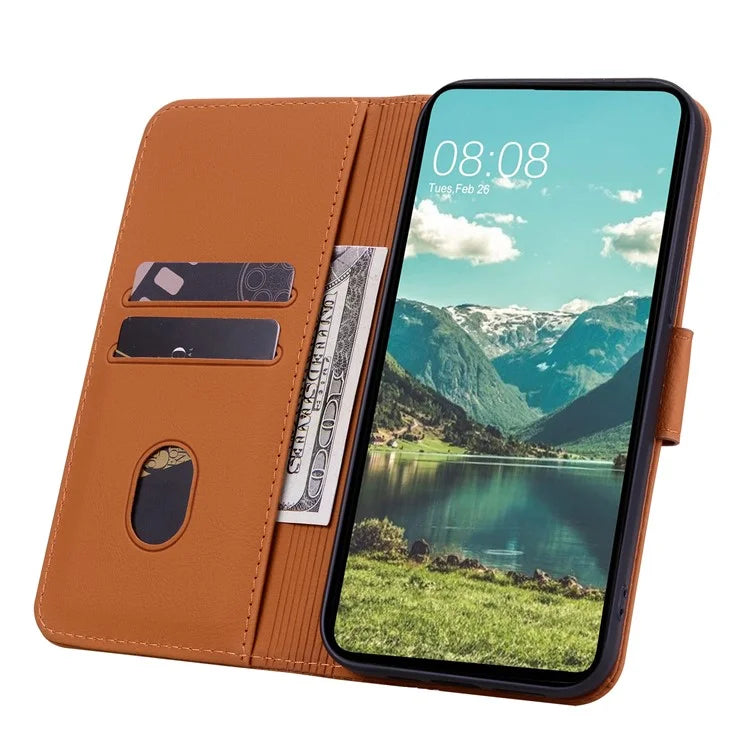 For Xiaomi Redmi Note 12S 4G Case Imprinted PU Leather Fall-proof Phone Cover