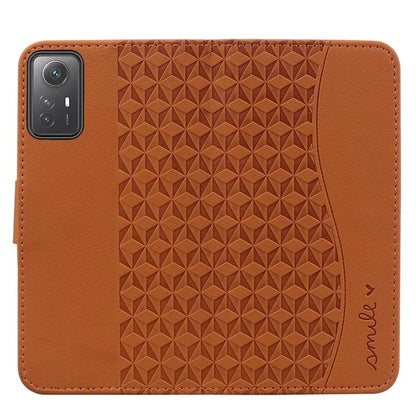 For Xiaomi Redmi Note 12S 4G Case Imprinted PU Leather Fall-proof Phone Cover