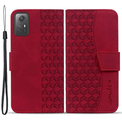 For Xiaomi Redmi Note 12S 4G Case Imprinted PU Leather Fall-proof Phone Cover