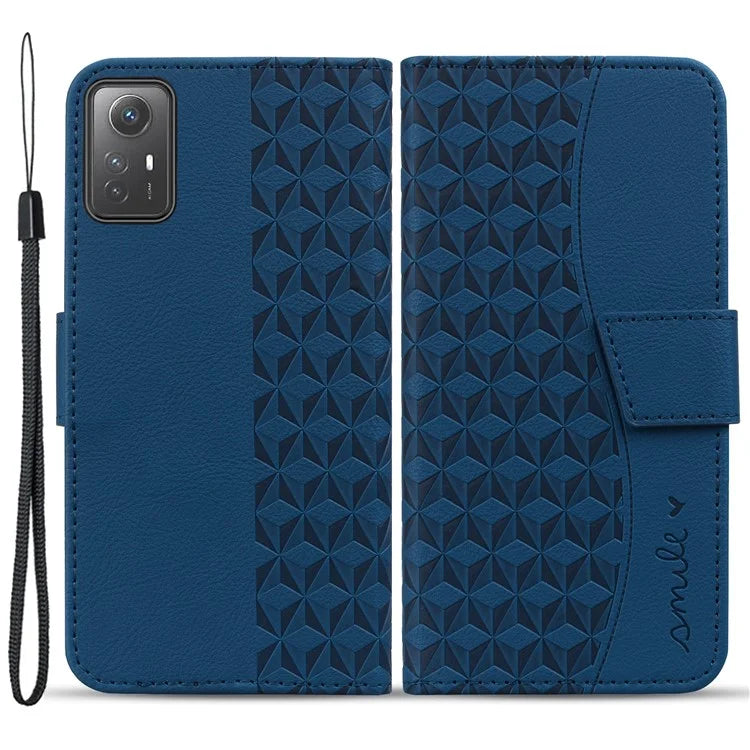 For Xiaomi Redmi Note 12S 4G Case Imprinted PU Leather Fall-proof Phone Cover