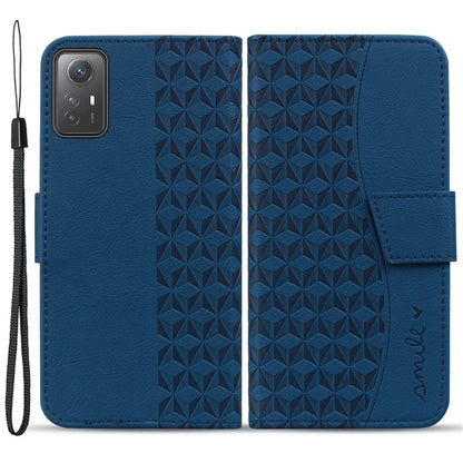 For Xiaomi Redmi Note 12S 4G Case Imprinted PU Leather Fall-proof Phone Cover
