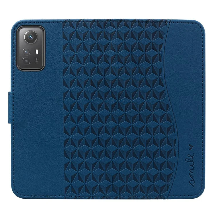 For Xiaomi Redmi Note 12S 4G Case Imprinted PU Leather Fall-proof Phone Cover