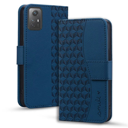 For Xiaomi Redmi Note 12S 4G Case Imprinted PU Leather Fall-proof Phone Cover