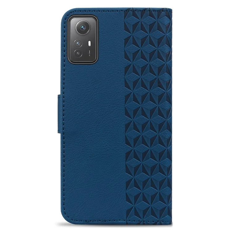 For Xiaomi Redmi Note 12S 4G Case Imprinted PU Leather Fall-proof Phone Cover