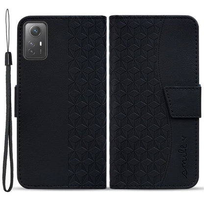 For Xiaomi Redmi Note 12S 4G Case Imprinted PU Leather Fall-proof Phone Cover