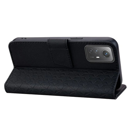 For Xiaomi Redmi Note 12S 4G Case Imprinted PU Leather Fall-proof Phone Cover