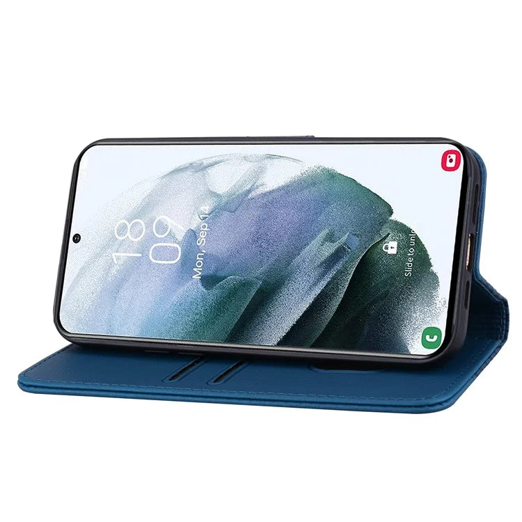 For Samsung Galaxy A34 5G Case Rhombus Imprinted PU Leather Phone Wallet Cover